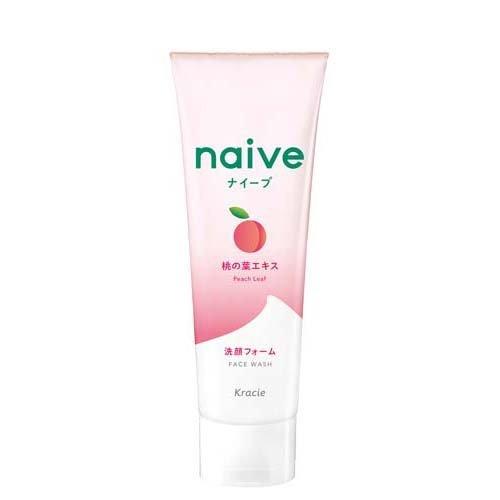 Kracie Naive cleansing foam with peach leaf extract, 130g