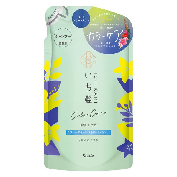 Kracie Ichikami Color Care & Base Treatment in Shampoo Refill, 330ml