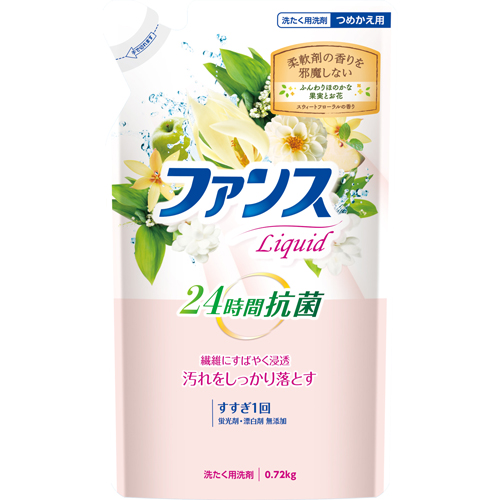 Daiichi Sekken Funs Liquid Laundry Detergent Refill, 720g