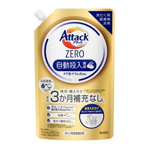 Kao Attack ZERO automatic dispenser refill, 650g