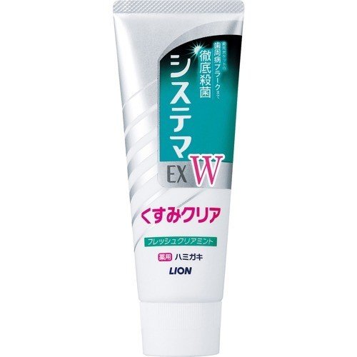Lion Systema EX W Toothpaste Fresh Clear Mint, 125g