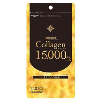 MARUMAN Collagen 15,000 mg peptide formula, 120 tablets