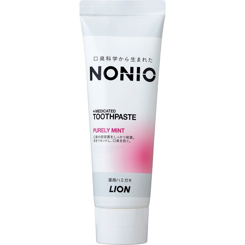 Lion Nonio Medicated Toothpaste Purely Mint, 130g