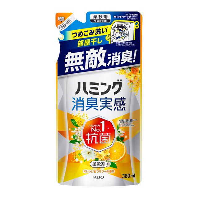 Kao Humming Deodorizing Orange Flower refill, 380ml