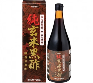 Orihiro Pure Brown Rice Black Vinegar 720ml