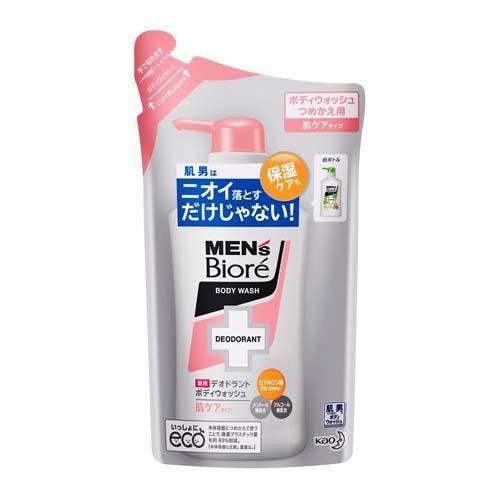 Kao Men's Biore Deodorant Body Wash Skin Care Type Refill 380ml