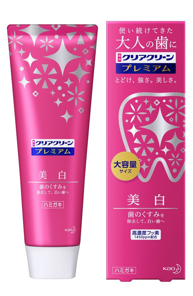 Kao Clear Clean Premium Whitening, 160g