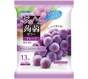 Orihiro Purunto Konnyaku Jelly New Pouch Grape
