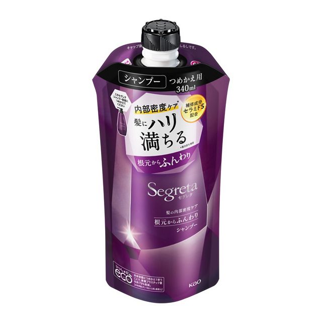 Kao Segreta Shampoo refill, 340ml