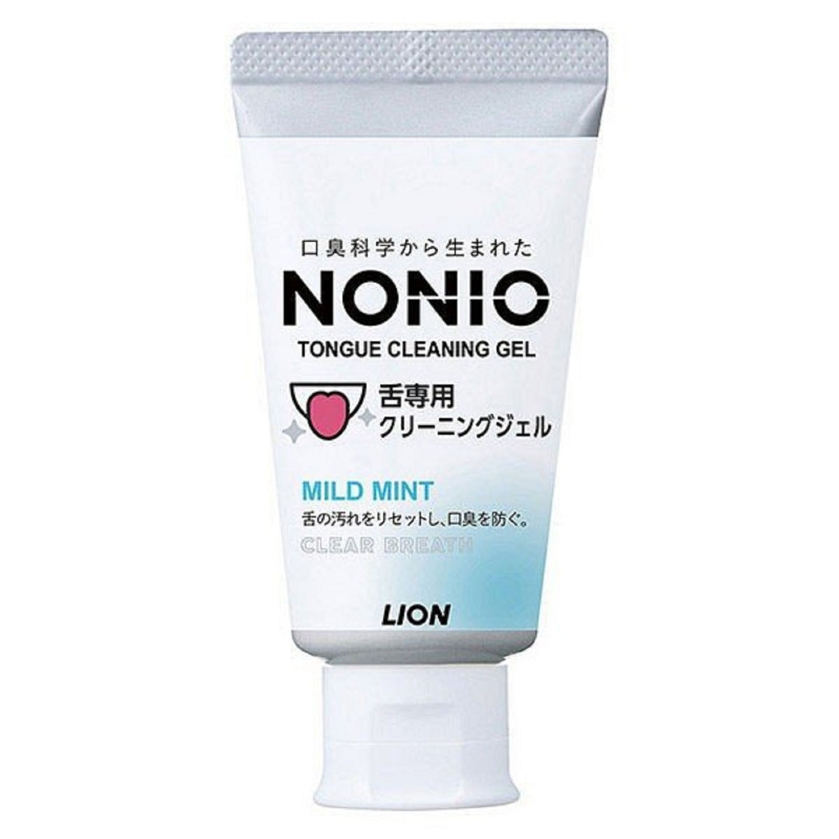 Lion Nonio Tongue Cleaning Gel Mild Mint Clear Breath, 45g