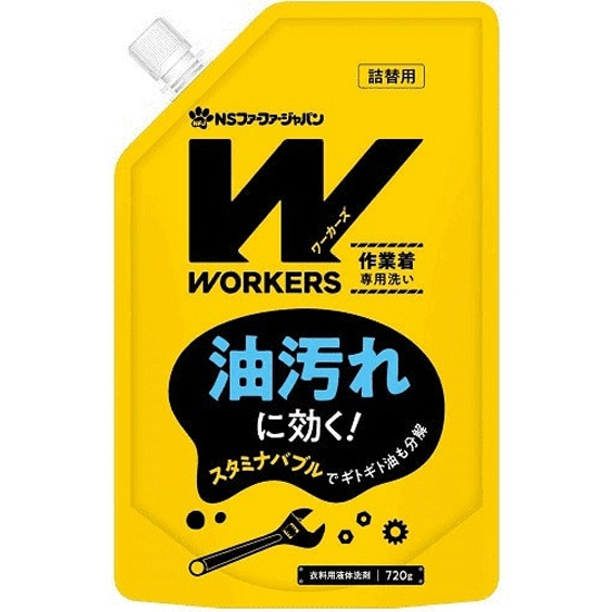 NS FaFa J Workers Work Clothes Liquid Detergent Refill, 720g